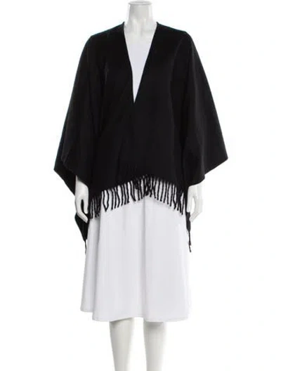 Pre-owned Rag & Bone Cashmere Shawl In Black