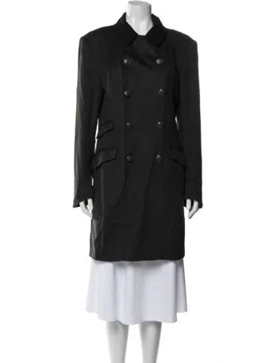 Pre-owned Rag & Bone Cashmere Trench Coat In Green
