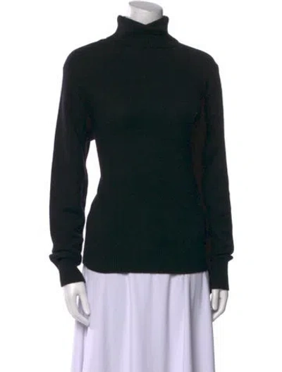 Pre-owned Rag & Bone Cashmere Turtleneck Sweater In Black