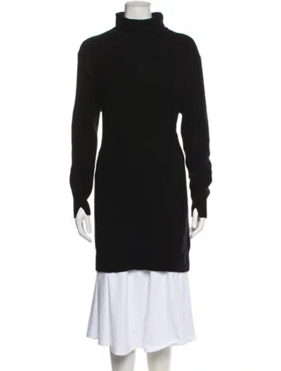 Pre-owned Rag & Bone Cashmere Turtleneck Sweater In Black