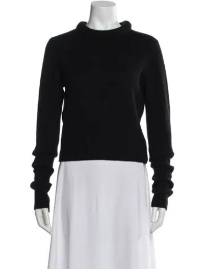 Pre-owned Rag & Bone Cashmere Turtleneck Sweater In Black