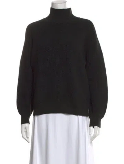 Pre-owned Rag & Bone Cashmere Turtleneck Sweater In Black