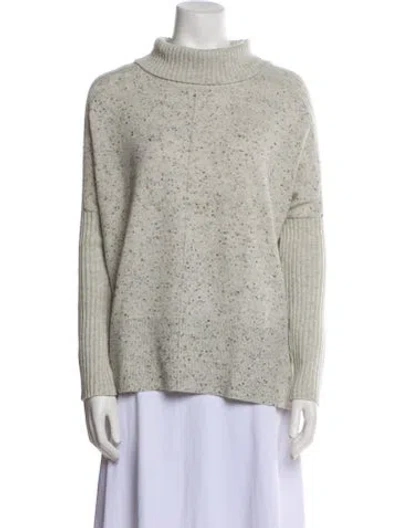 Pre-owned Rag & Bone Cashmere Turtleneck Sweater In Blue