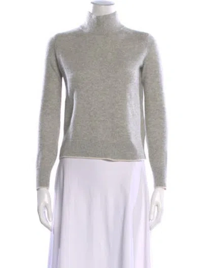 Pre-owned Rag & Bone Cashmere Turtleneck Sweater In Gray