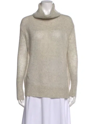 Pre-owned Rag & Bone Cashmere Turtleneck Sweater In Gray