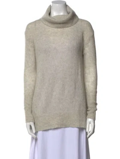Pre-owned Rag & Bone Cashmere Turtleneck Sweater In Gray