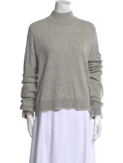 Pre-owned Rag & Bone Cashmere Turtleneck Sweater In Gray