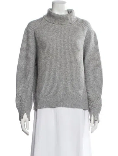 Pre-owned Rag & Bone Cashmere Turtleneck Sweater In Gray