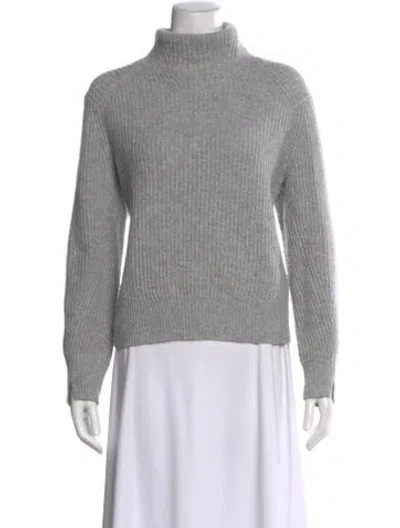Pre-owned Rag & Bone Cashmere Turtleneck Sweater In Gray