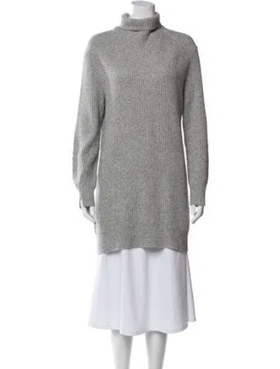 Pre-owned Rag & Bone Cashmere Turtleneck Sweater In Gray