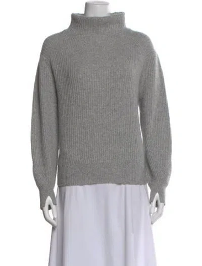 Pre-owned Rag & Bone Cashmere Turtleneck Sweater In Gray