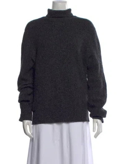 Pre-owned Rag & Bone Cashmere Turtleneck Sweater In Gray