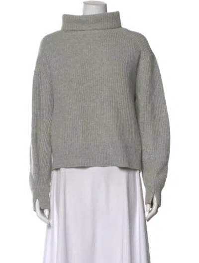 Pre-owned Rag & Bone Cashmere Turtleneck Sweater In Gray