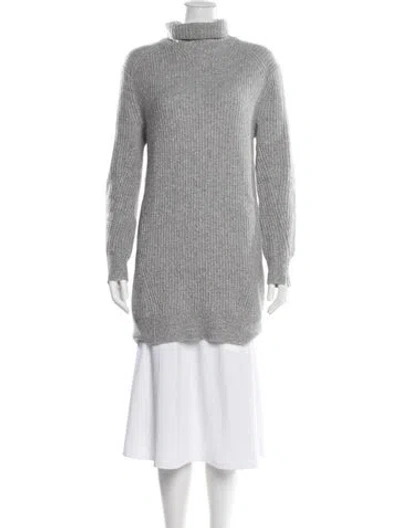 Pre-owned Rag & Bone Cashmere Turtleneck Sweater In Gray