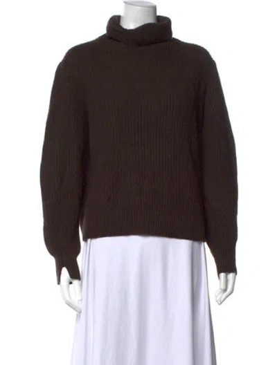 Pre-owned Rag & Bone Cashmere Turtleneck Sweater In Grey