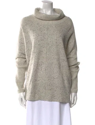 Pre-owned Rag & Bone Cashmere Turtleneck Sweater In Neutral