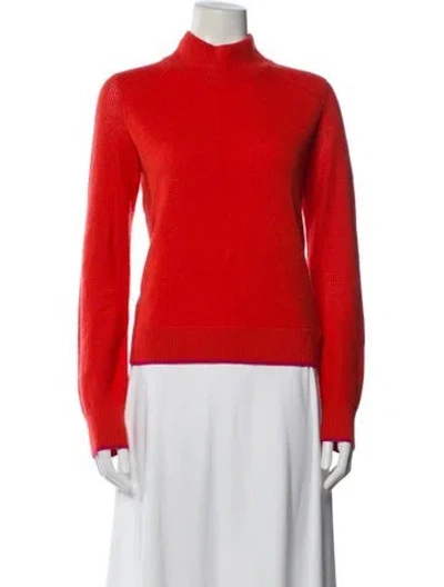 Pre-owned Rag & Bone Cashmere Turtleneck Sweater In Orange