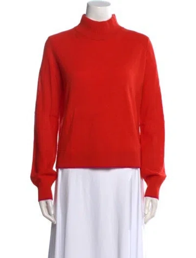 Pre-owned Rag & Bone Cashmere Turtleneck Sweater In Orange