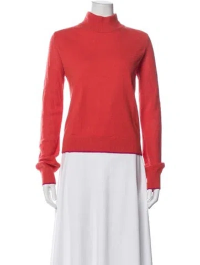 Pre-owned Rag & Bone Cashmere Turtleneck Sweater In Orange