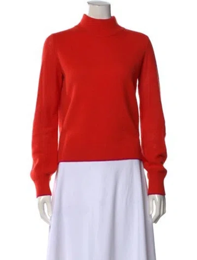 Pre-owned Rag & Bone Cashmere Turtleneck Sweater In Orange