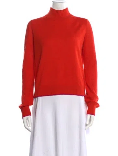 Pre-owned Rag & Bone Cashmere Turtleneck Sweater In Orange