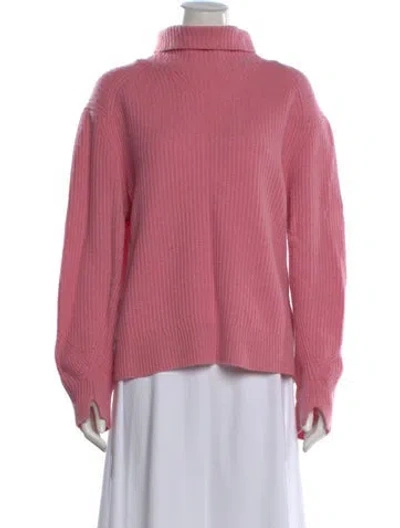 Pre-owned Rag & Bone Cashmere Turtleneck Sweater In Purple