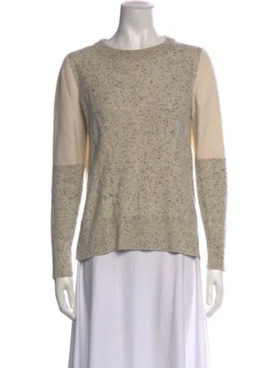 Pre-owned Rag & Bone Cashmere Tweed Pattern Sweater In Neutrals