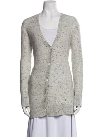 Pre-owned Rag & Bone Cashmere V-neck Sweater In Gray
