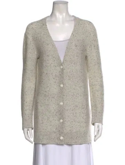 Pre-owned Rag & Bone Cashmere V-neck Sweater In Gray