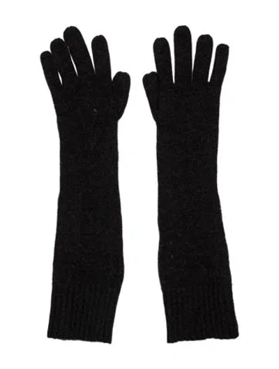 Pre-owned Rag & Bone Cashmere Winter Gloves In Black