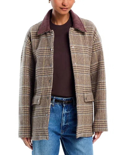 Rag & Bone Cassidy Plaid Jacket - Exclusive In Brown