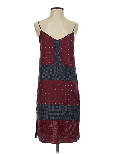 Pre-owned Rag & Bone Casual Dress In Burgundy
