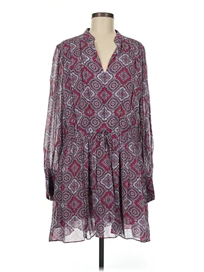 Pre-owned Rag & Bone Casual Dress In Burgundy