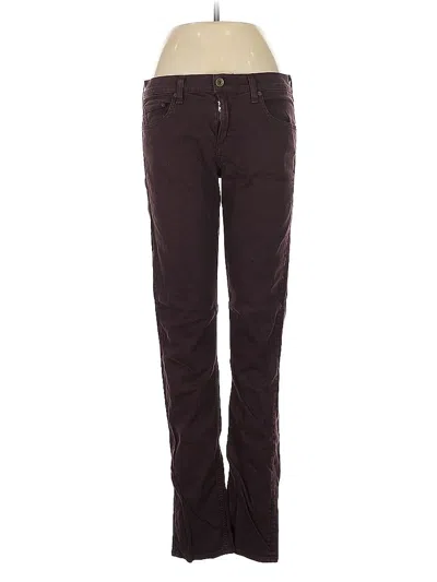 Pre-owned Rag & Bone Casual Pants In Burgundy