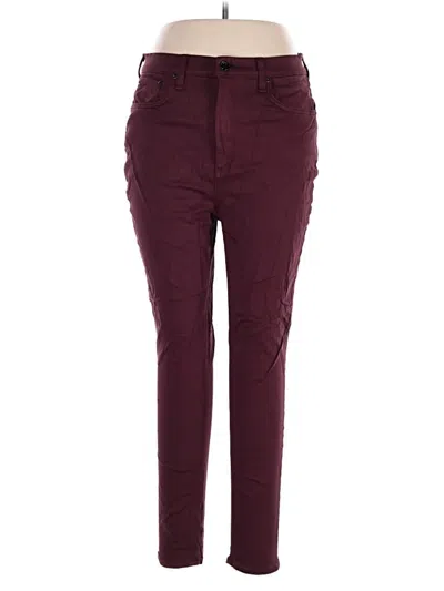 Pre-owned Rag & Bone Casual Pants In Burgundy