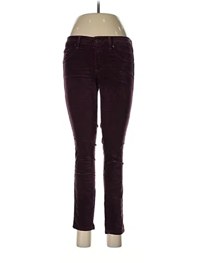 Pre-owned Rag & Bone Casual Pants In Burgundy