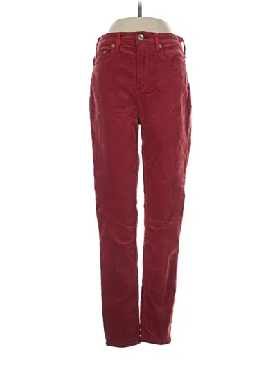 Pre-owned Rag & Bone Casual Pants In Burgundy