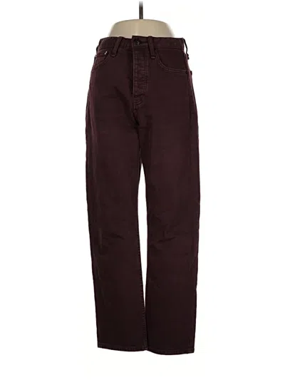 Pre-owned Rag & Bone Casual Pants In Burgundy
