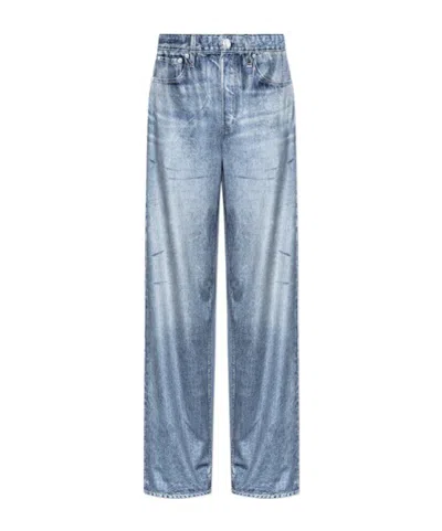 Rag & Bone Casual Trousers With Belt Loops In Blue