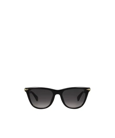 Rag & Bone Cat Eye Sunglasses In Black