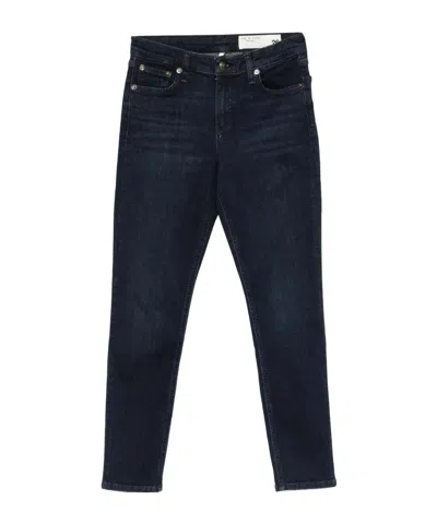 Rag & Bone Cate Five-pocket Trousers In Black