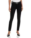 Rag & Bone Cate Mid Rise Ankle Skinny Jeans In Black In Black