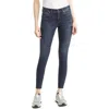 Rag & Bone Cate Brand-embroidered Skinny-fit Mid-rise Stretch-denim Jeans In Blue