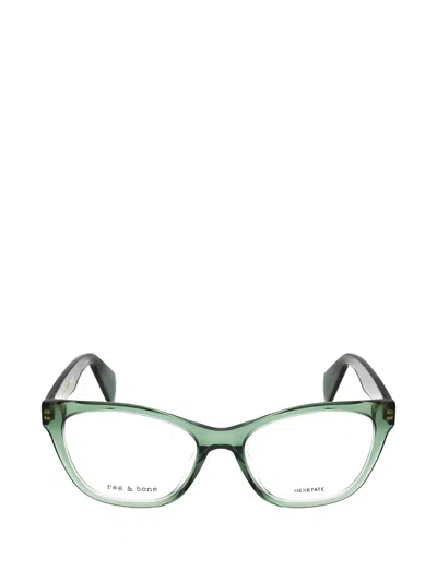 Rag & Bone Cat-eye Glasses In Green