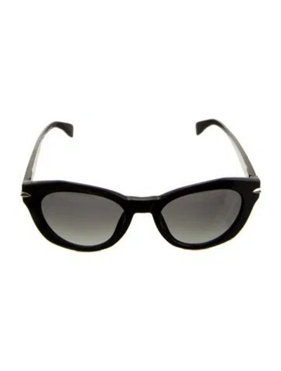 Pre-owned Rag & Bone Cat-eye Gradient Sunglasses In Black