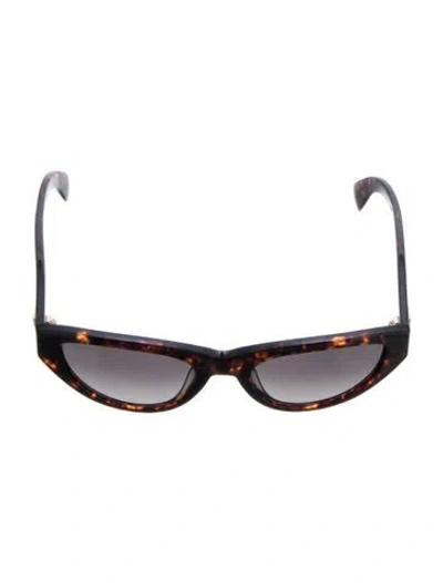 Pre-owned Rag & Bone Cat-eye Gradient Sunglasses In Brown