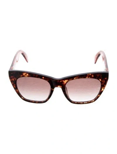 Pre-owned Rag & Bone Cat-eye Gradient Sunglasses In Multi