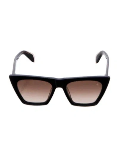 Pre-owned Rag & Bone Cat-eye Gradient Sunglasses In Multi