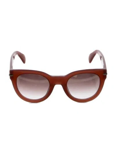 Pre-owned Rag & Bone Cat-eye Gradient Sunglasses In Pink