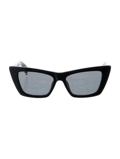 Pre-owned Rag & Bone Cat-eye Tinted Sunglasses In Black